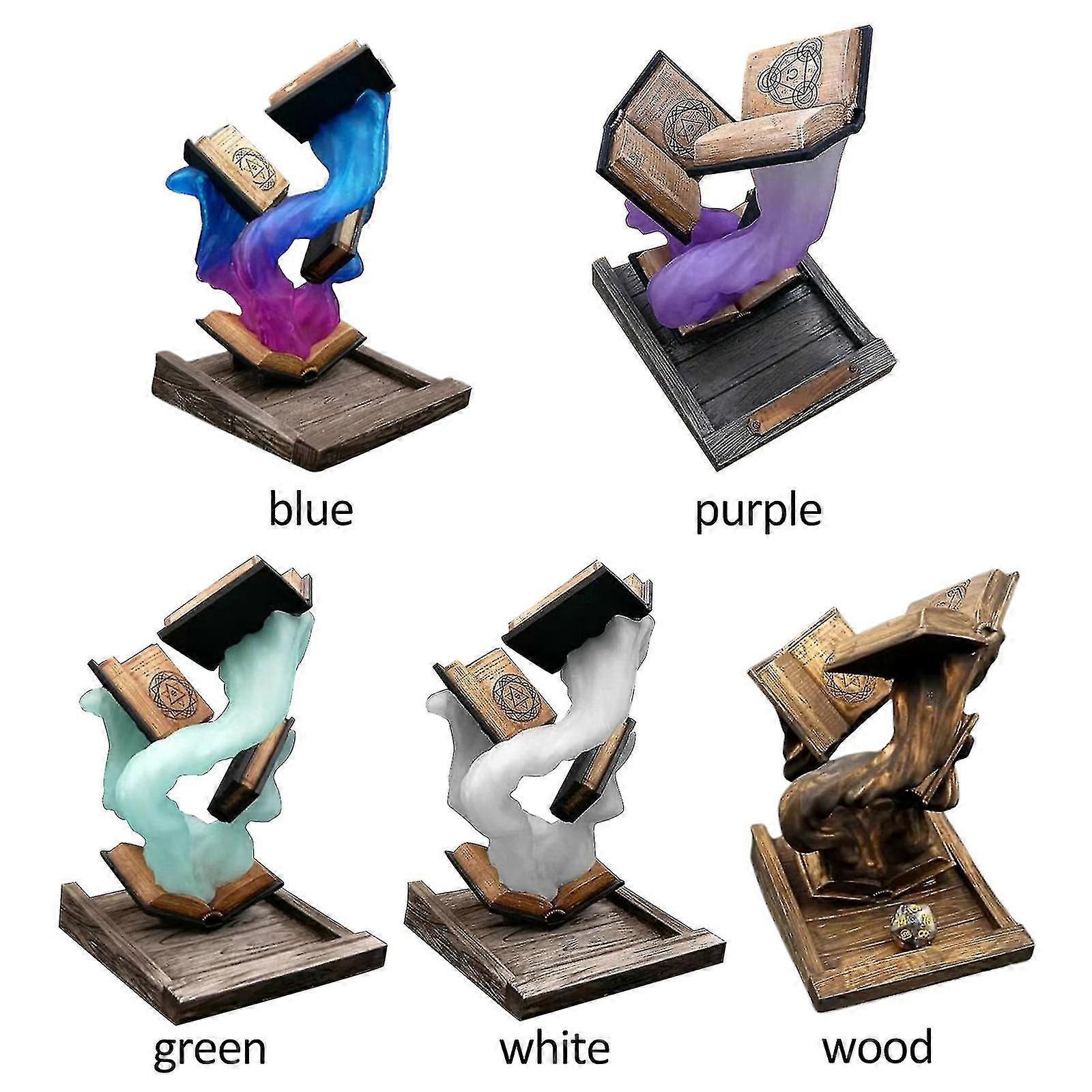 Big Book Dice Tower Ornaments Tomes Of Magics Dice Tower Magics Dice Tower