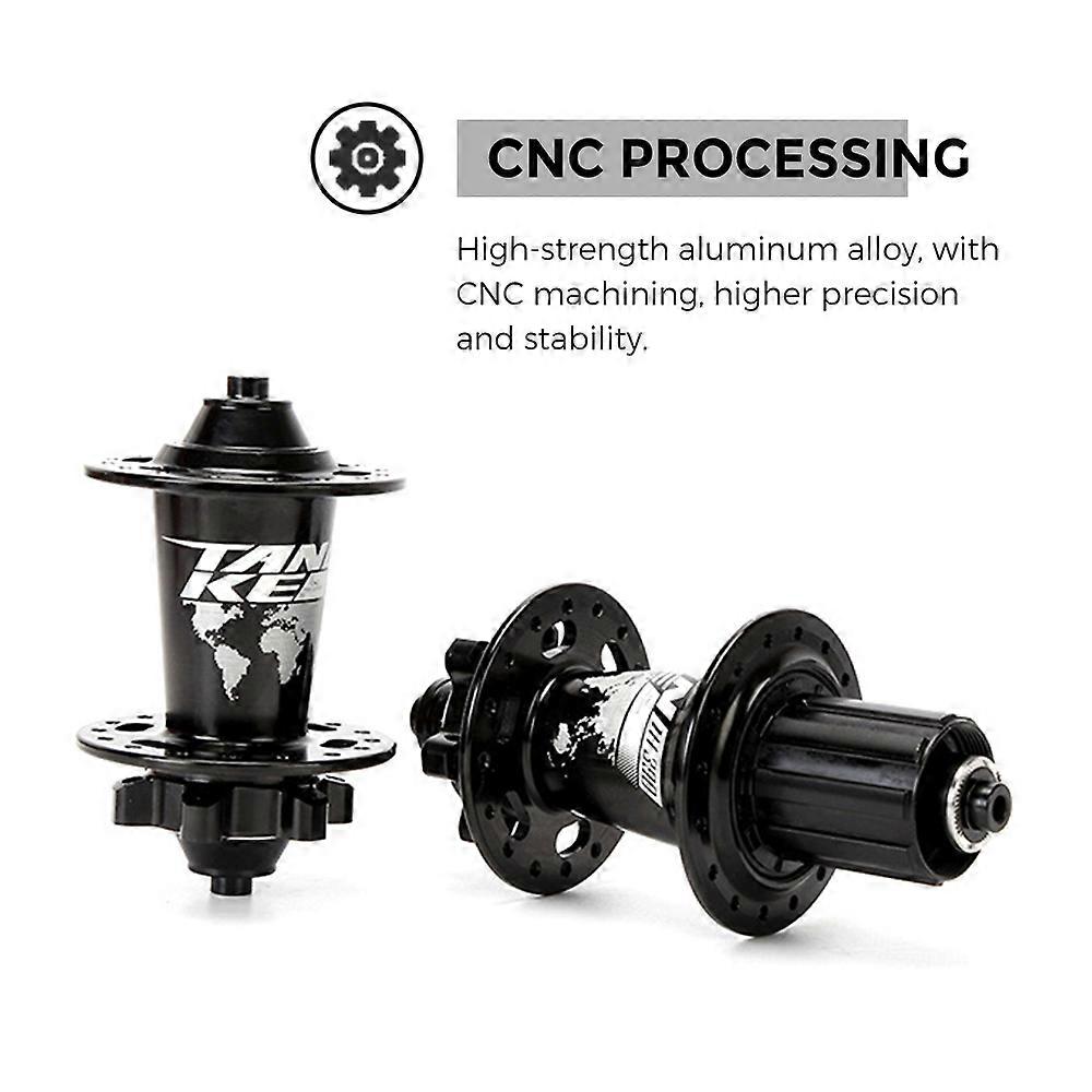MTB Bike Hub Mountain Bike Bicycle Front & Rear Hub Set 32/36 Holes 6 Bearings with Quick Release
