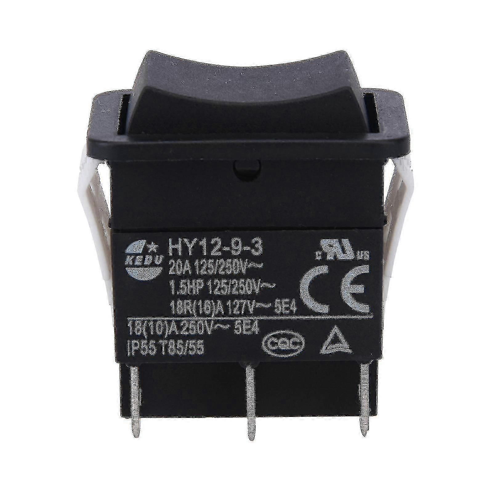 Hy12-9-3 Vippeafbryder Sikker Bue Industriel Enkeltpolet Nem Installering Trykknap