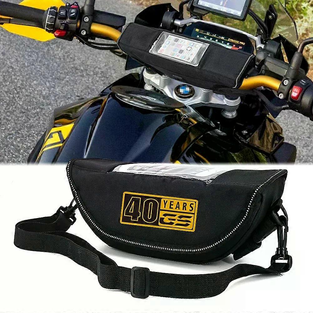 حقيبة مقود للدراجات النارية ل S1000R S1000RR R1200GS R1250GS ADV R1200RMotorcycle حقيبة ملاحة عجلة القيادة - 40 عاما