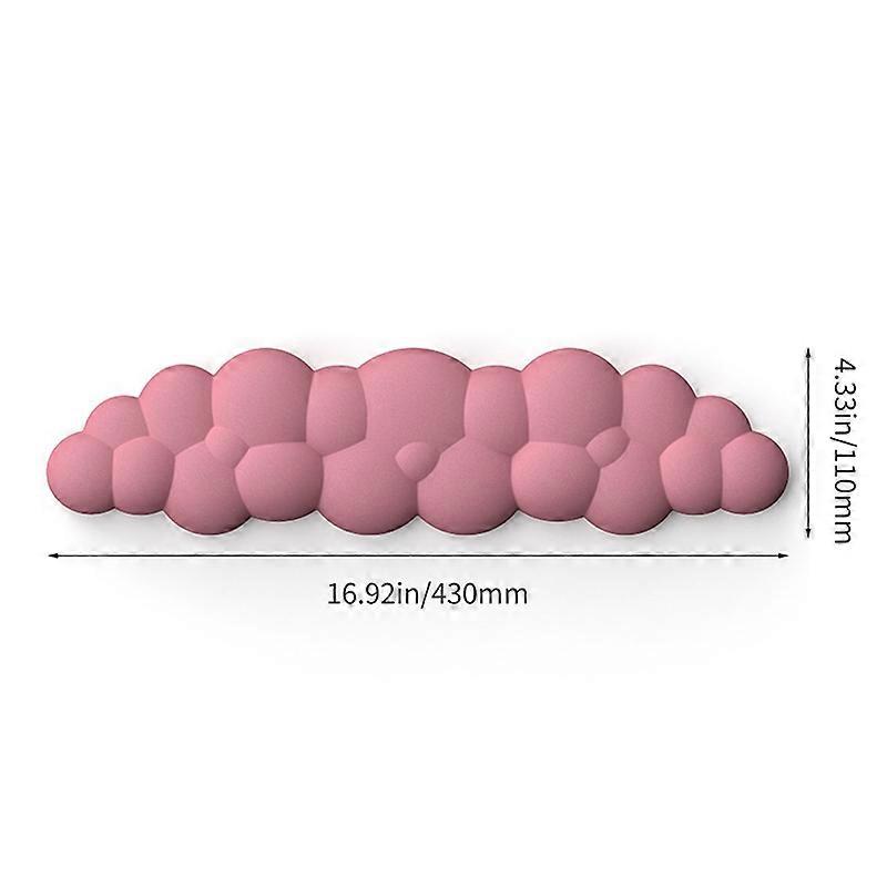 Kolay Yazma için Bulut Klavye Bilek Bilek Destek Yastığı, D Uzun