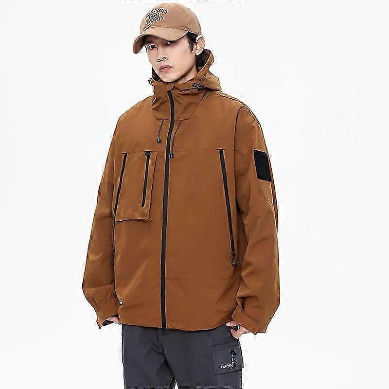 Windproof couple casual outdoor mountaineering jacket