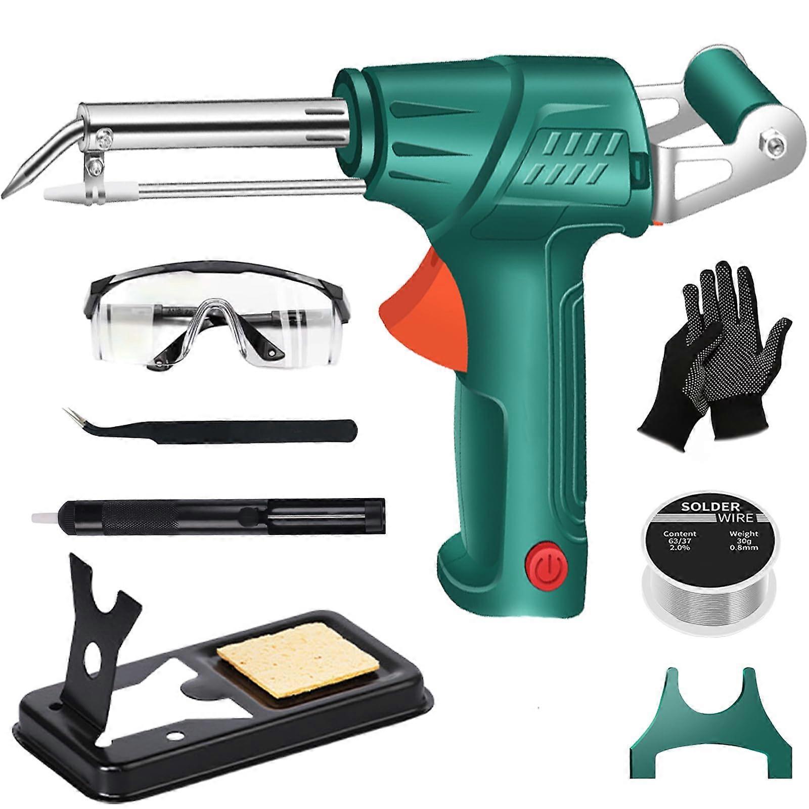 MultiFunction Soldering Iron Soldering Gun Set, Internally Heated Industrial Laser Welding Tools, 60W