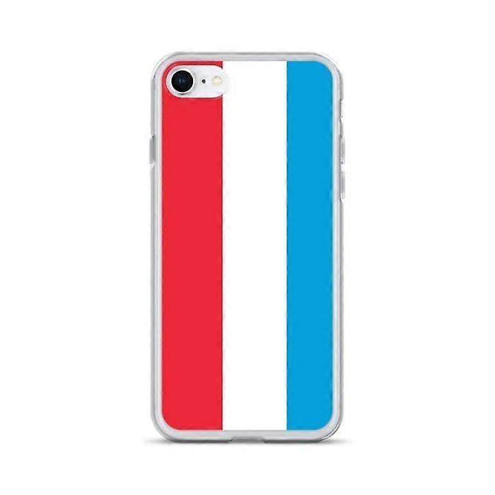 iPhone Case - Luxembourg Flag - iPhone 6S Plus - Flexible - Multicolor - Transparent Silicone