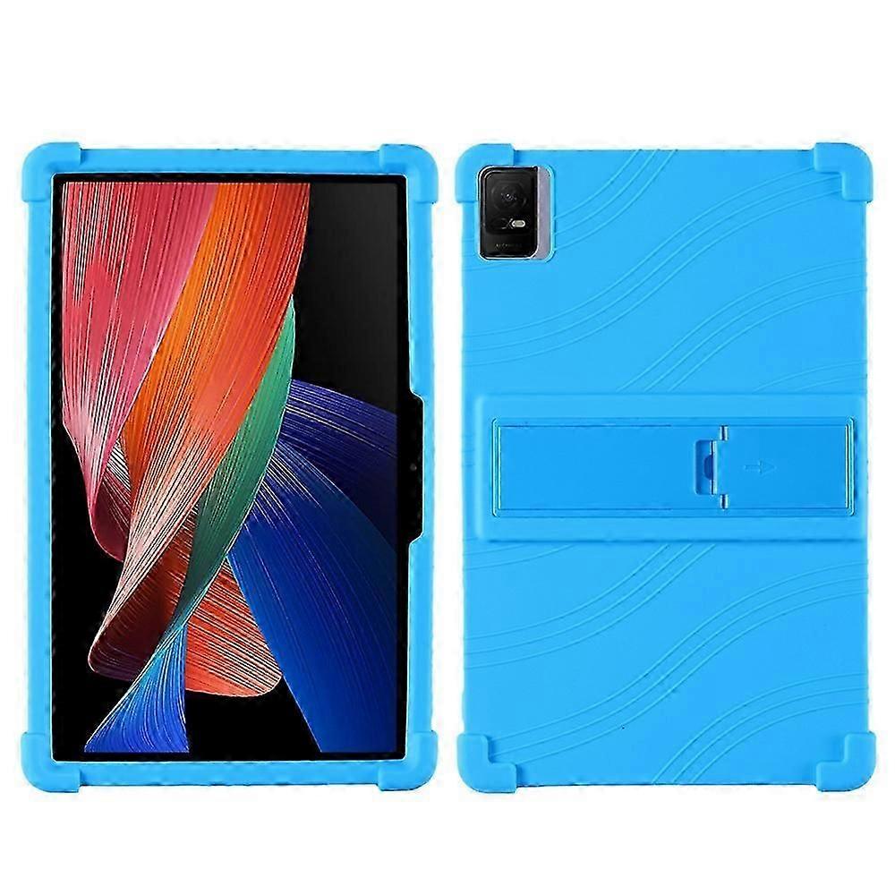 For TCL Tab 11 Silicone Tablet Case PC Kickstand Thickened Corner Protective Tablet Cover