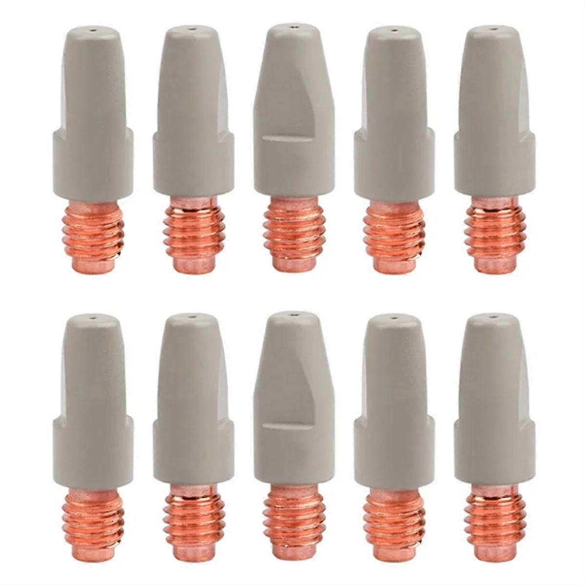 10x 36KD Welding Contact Tips Coating Protect M8 Gas Nozzle Tip 1.0mm