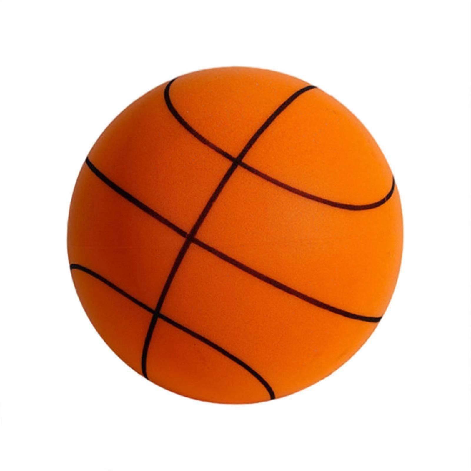 Lightweight Basketball for Hardwood and Carpet Floors - Dribbling Silents Quiet Ball KB
