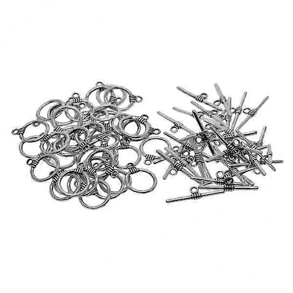 50-Piece Toggle Clasp Assortment for Custom Jewelry Designs