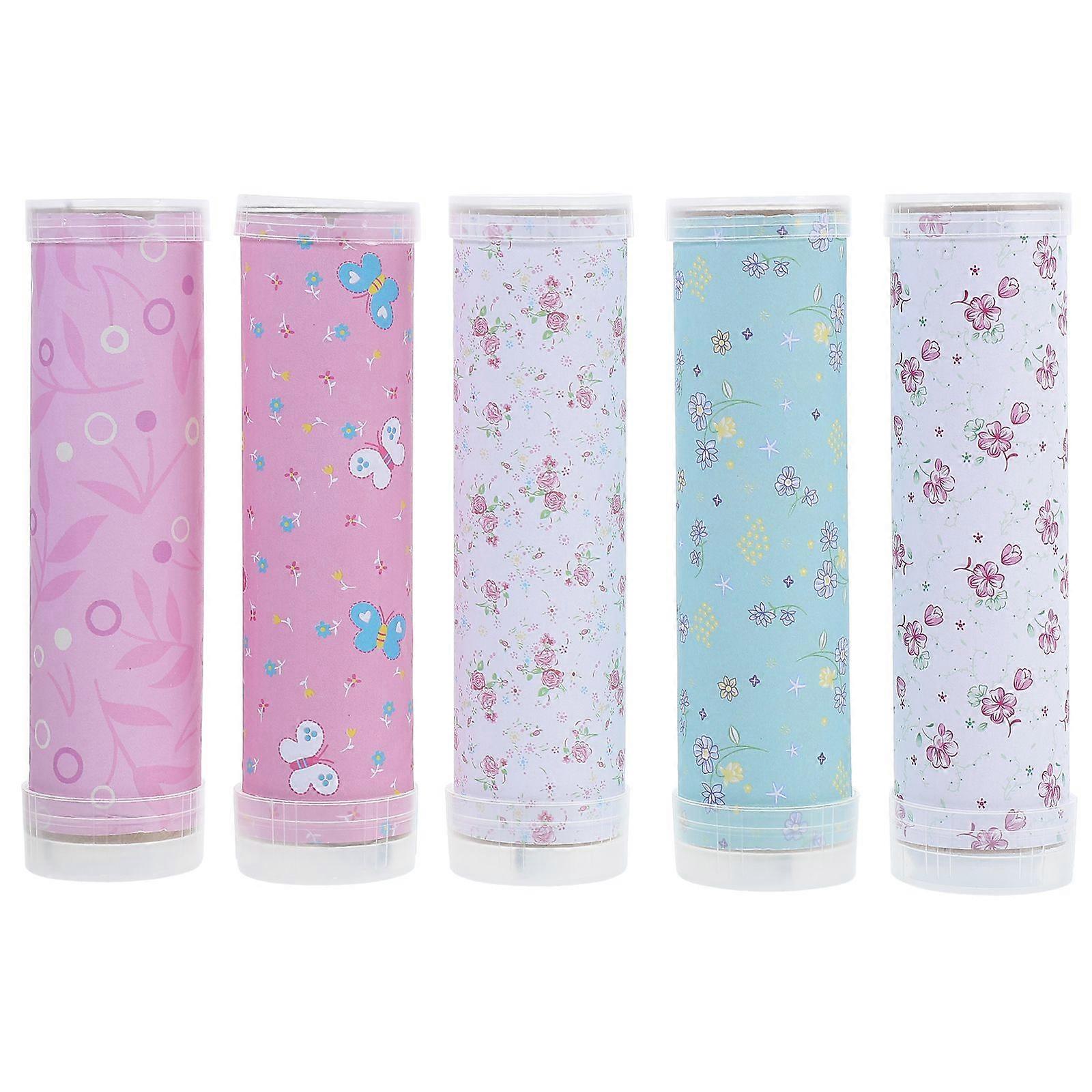 5 Sets of DIY Making Materials Bags Handmade Kaleidoscope Material Kits