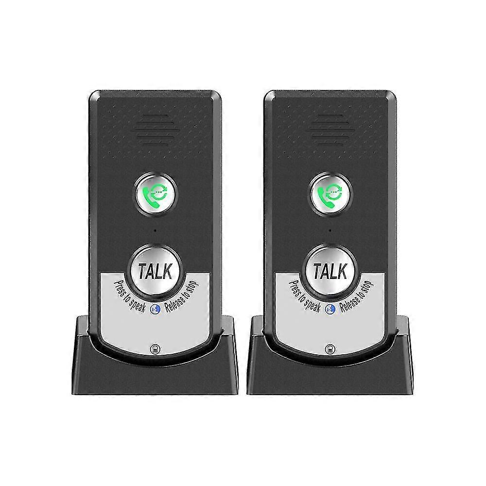 2 Pack Intercoms Wireless for Home Voice Bidirectional Caller Home Ultra Long Distance Portable