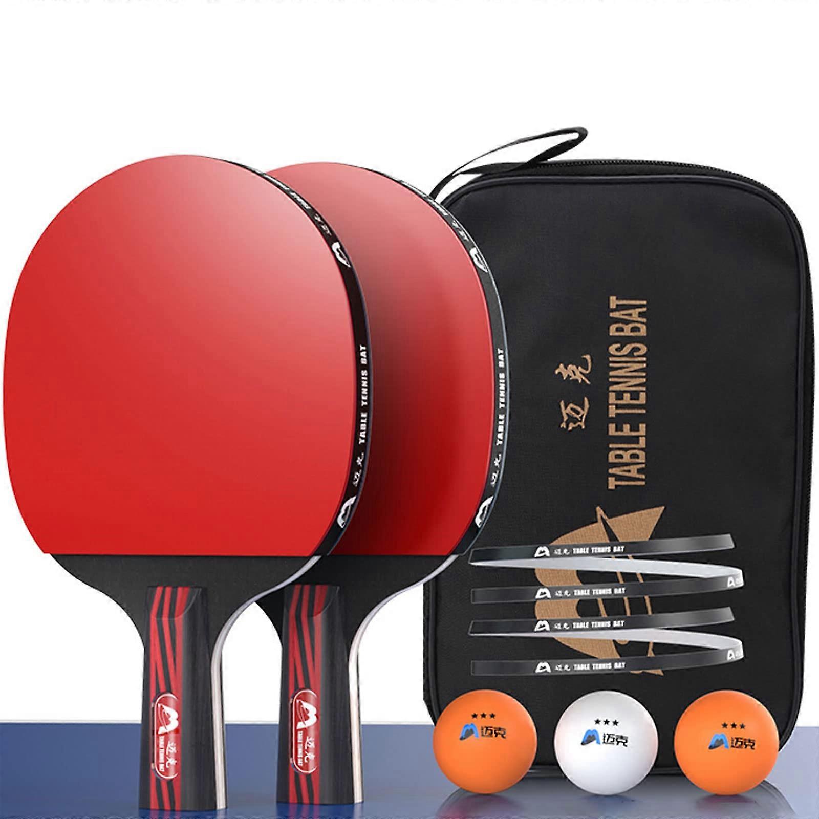 Table Tennis Set, 3/4/5 Star Bat, 2 13 Bats, Balls, Racket Bag Ref: 4835