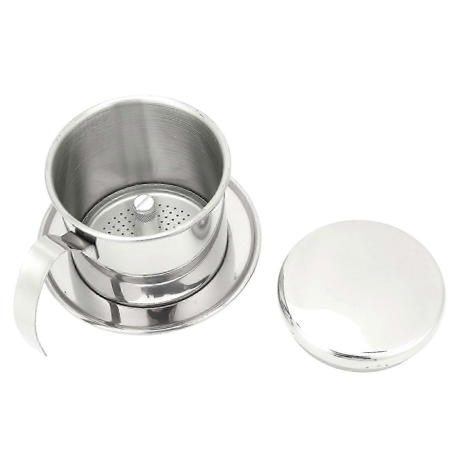 Fine Mesh SUS Double Layer Drip Coffee Maker for Home Kitchen