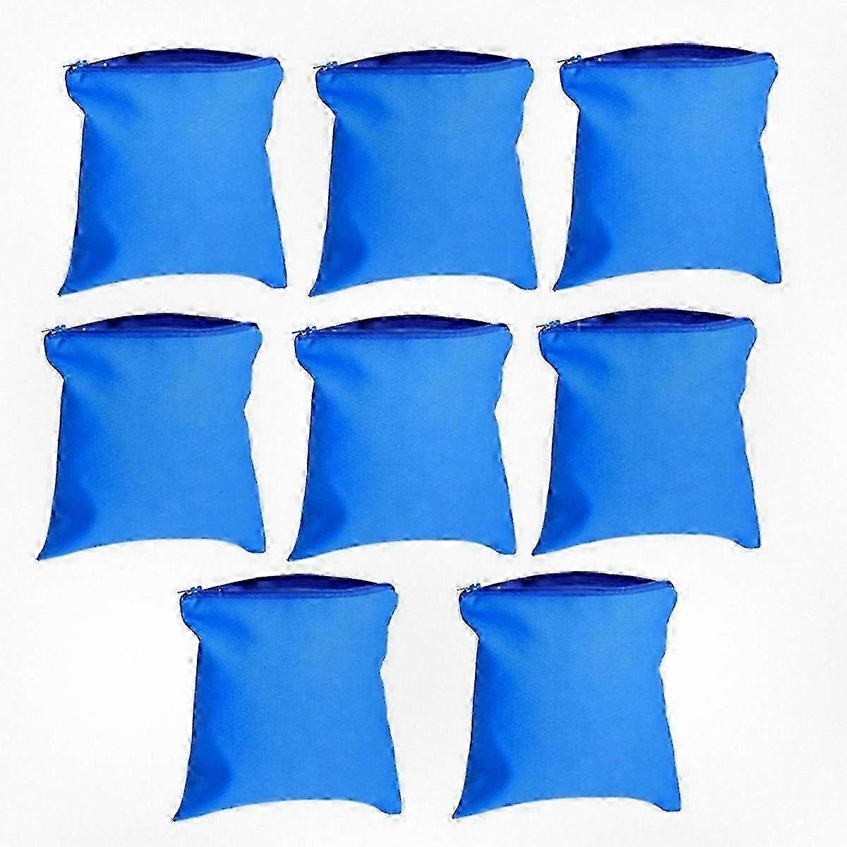 8 יחידות שקיות אחסון עם רוכסן להגנה על תכשיטים, נגד כתמים, צבע כסף