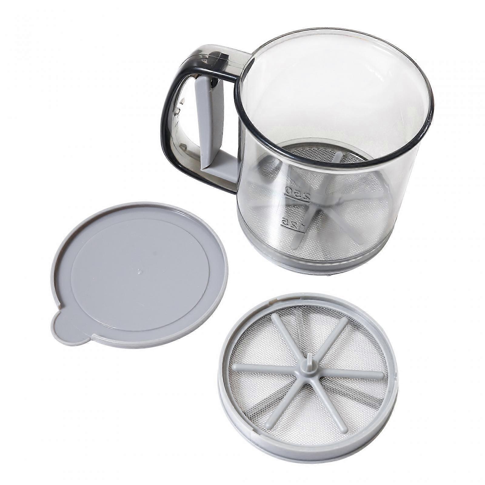 Baking Flour Sifter Cup Baking Tool Kitchen Utensils Fine Mesh Strainer Flour