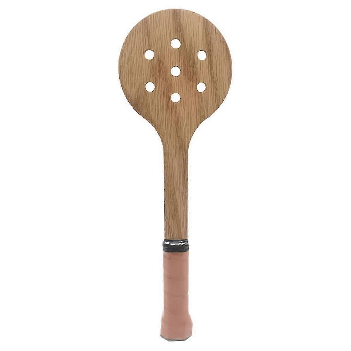 Functional Wooden Racket Pointer Tennis Spoon Trainer Swing Practice Tool Training Auxiliary Equipm