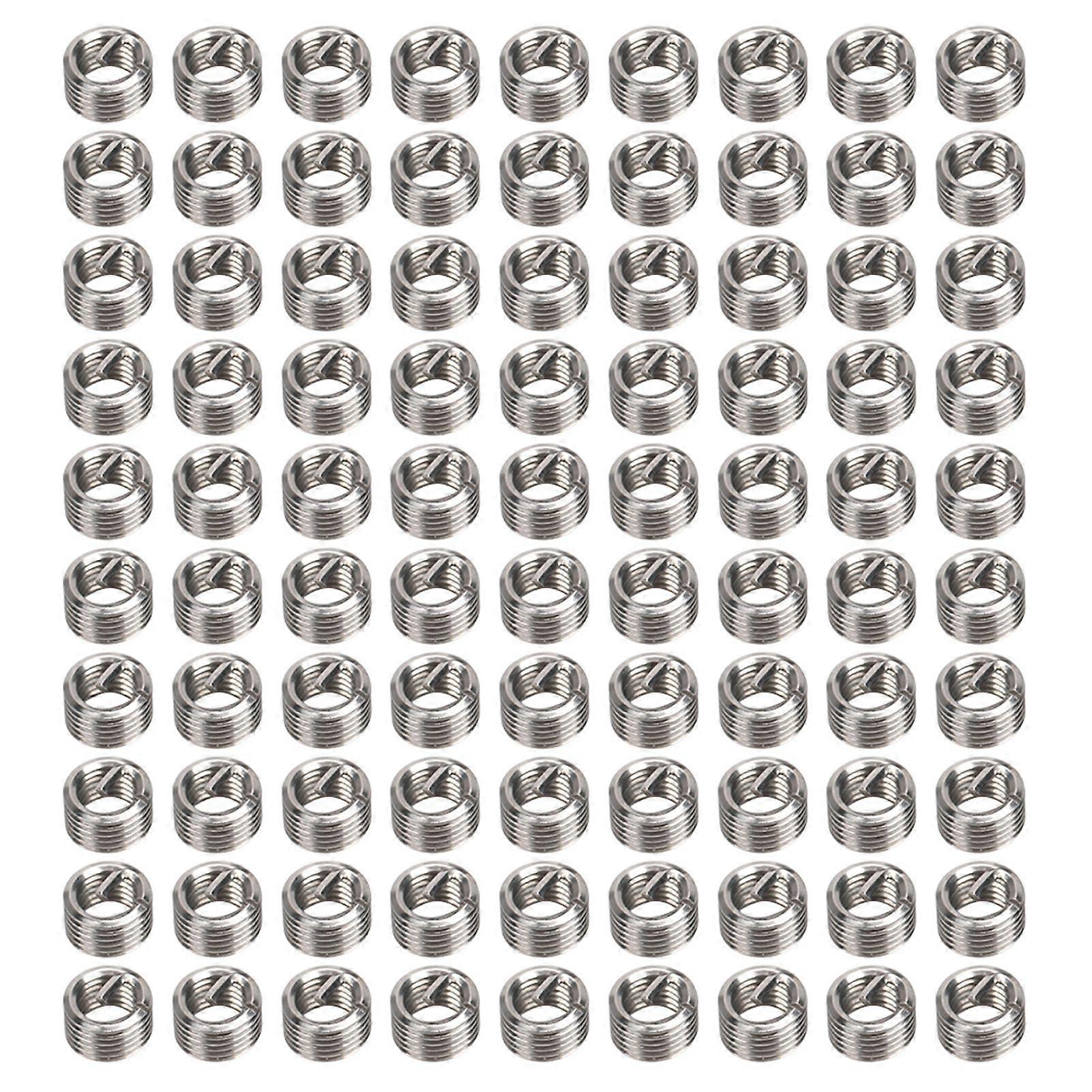 High quality  100pcs M2.5*0.45 Wire thread inserts Thread protection sleeves