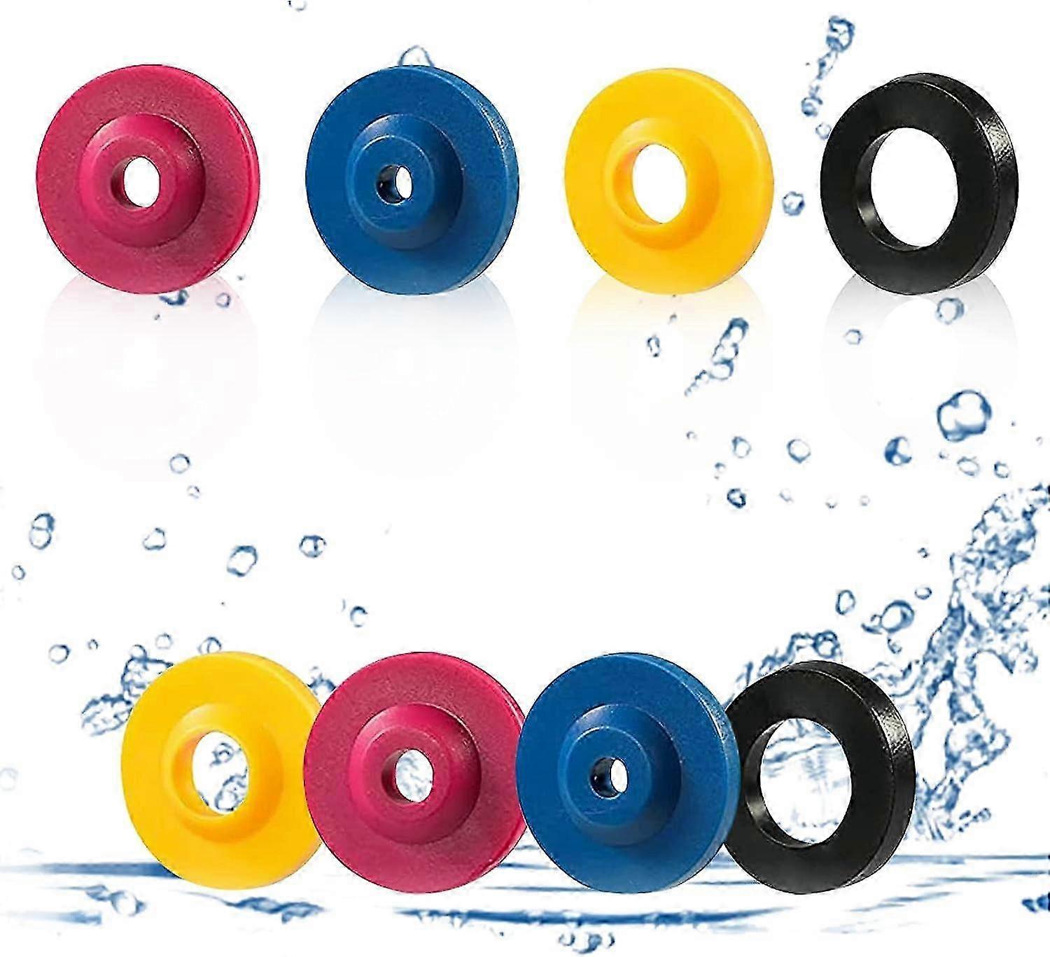 8Pcs Shower Flow Restrictor Set for Water Saving, 2024 Model