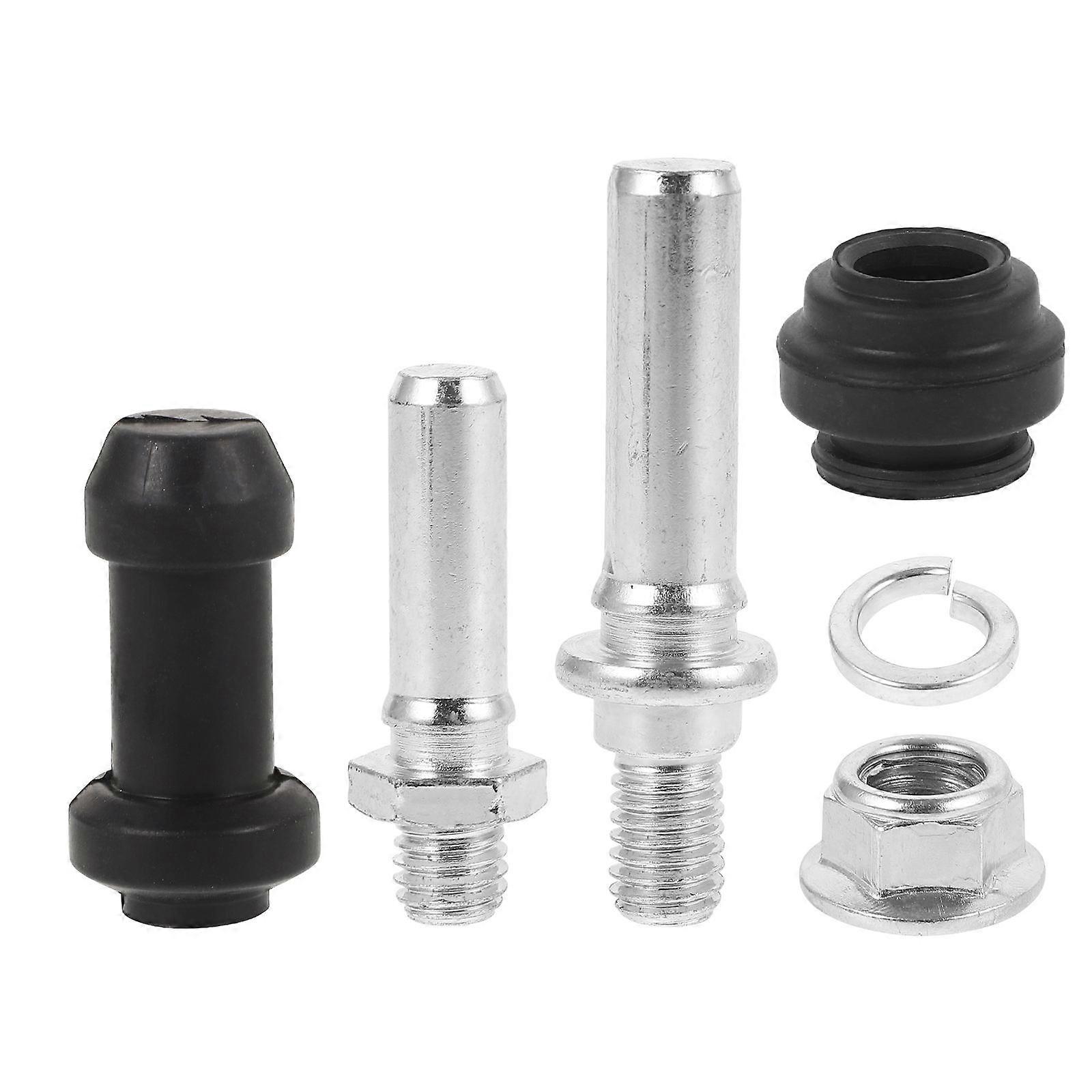 It sounds like you're referring to a product listing or description for a **motorcycle disc brake caliper hardware kit**. Here's a breakdown of what