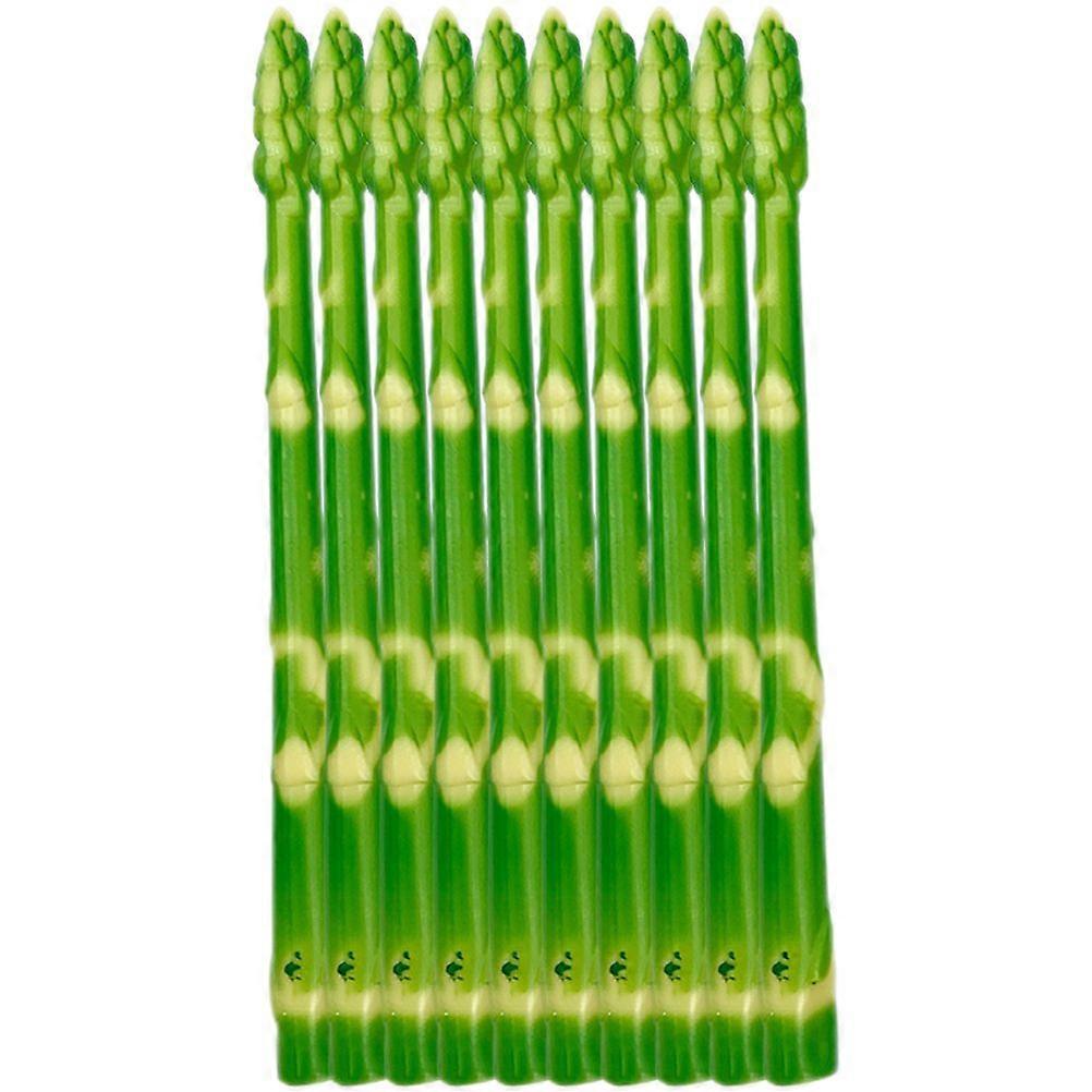 10pcs Artificial Asparagus Realistic Faux Asparagus Asparagus Prop Vegetable Models