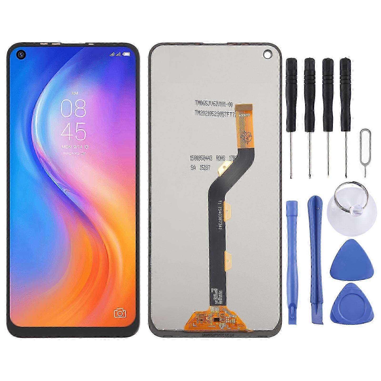 TFT LCD Screen with Digitizer Full Assembly for Tecno Spark 5/5 Pro Replacement