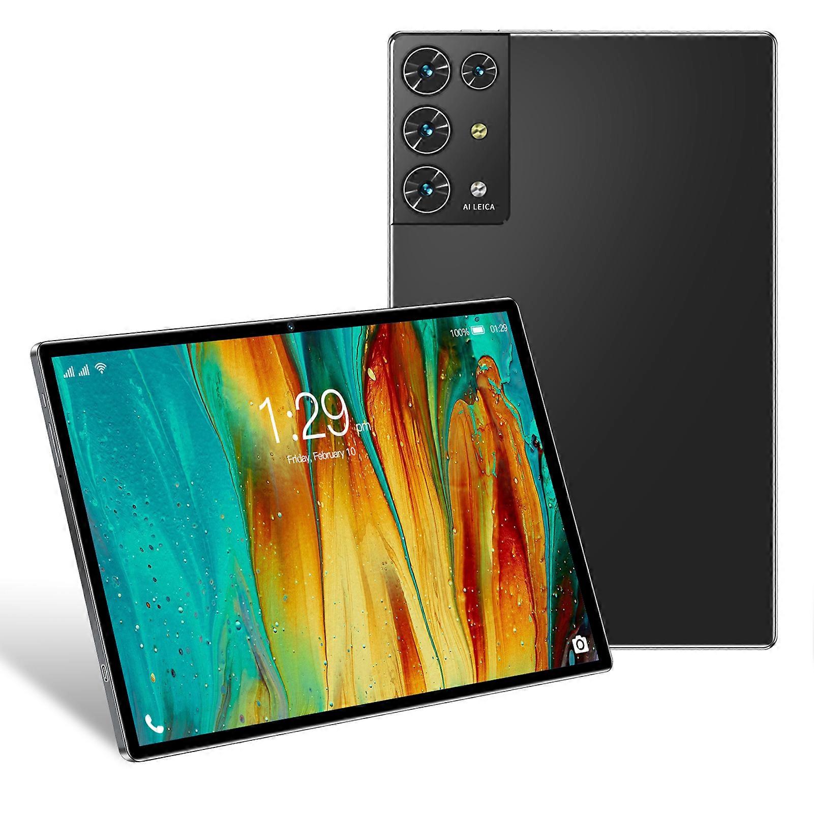 Tablet 8GB+256GB 10.1 Inch Screen 5G Calling 10-Core MTK6797 Processor 128GB Expandable Memory Large Storage Capacity High-Clear Large Screen BT5.0 7