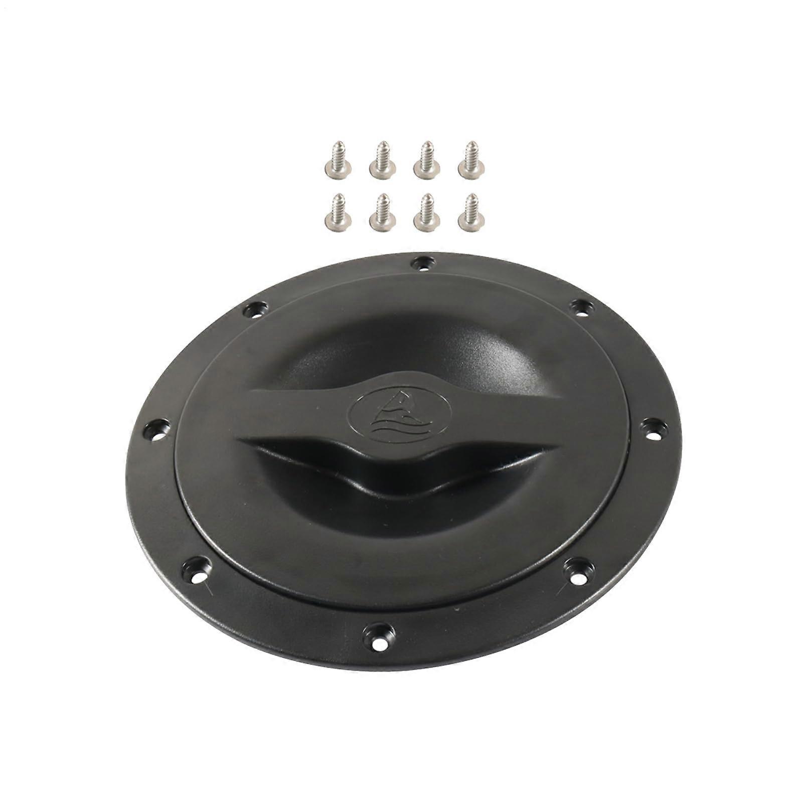 Boat Hatch Cover - 15 cm Round Inspection Plate, Non-Slip Design With Storage Bag, Circular Lid for Yachts and Boats
