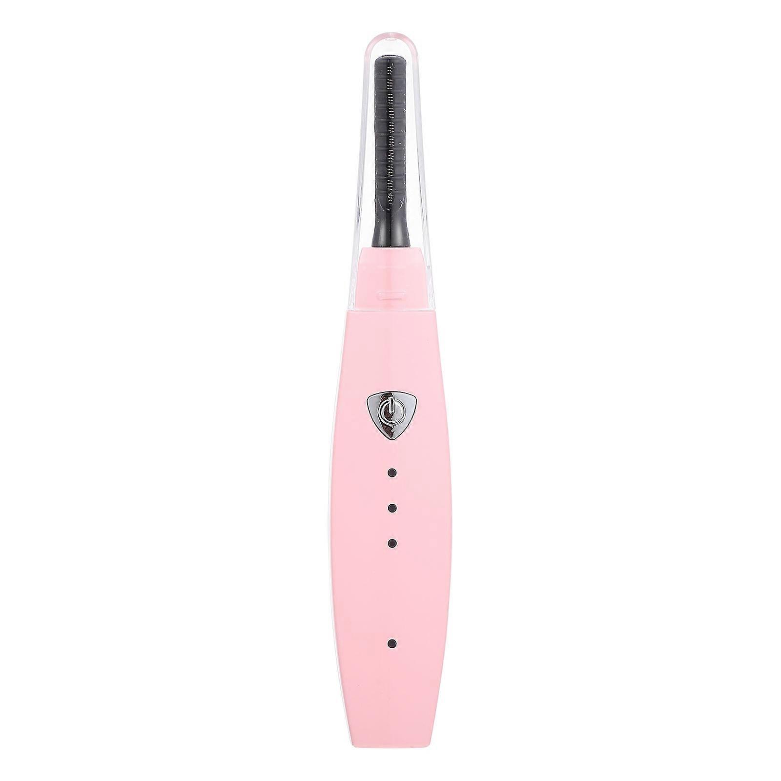 Heated Eyelash Curling Wand Compact Eyelashes Special Occasions Pink Intelligent Temperature Control 1Set