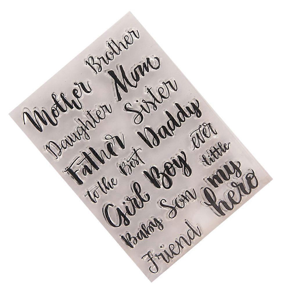 Clear Stamps Silicone For Card Making Scrapbook Pages Journal Projects 1Pack