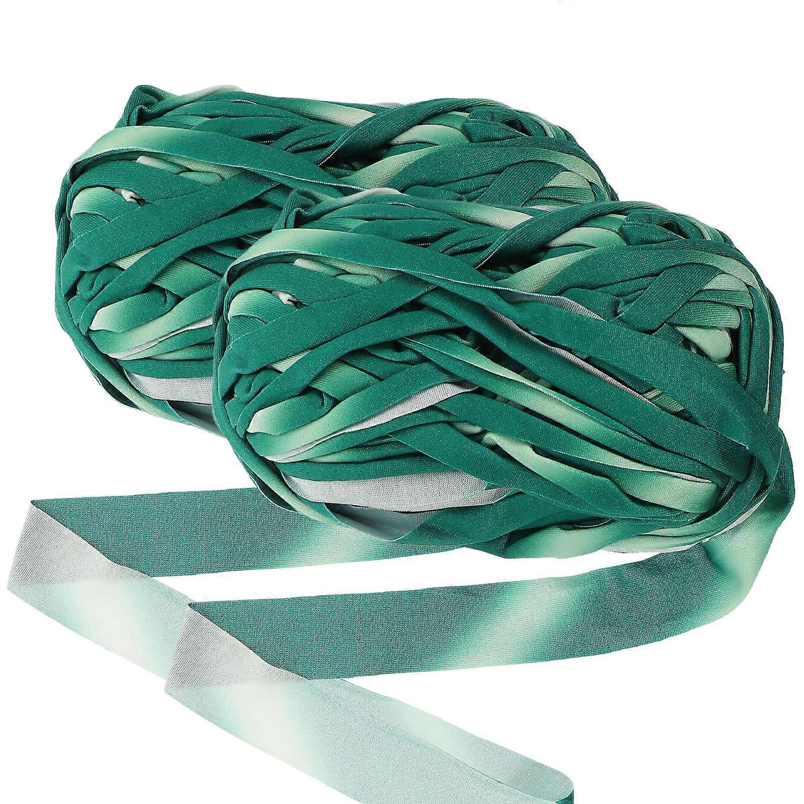 Weaving Polyester Yarn Professional Crocheting Yarn For Home Decoration Handicraft Enthusiasts 2 Rolls