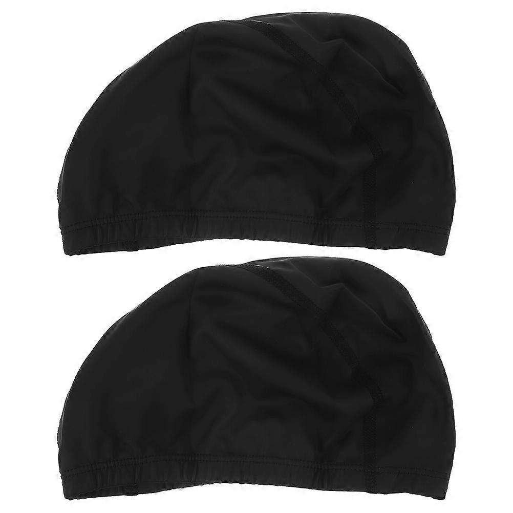 Swimming Hats Reusable Swim Cap for Water Activities Waterproof Comfortable Design 2Pcs