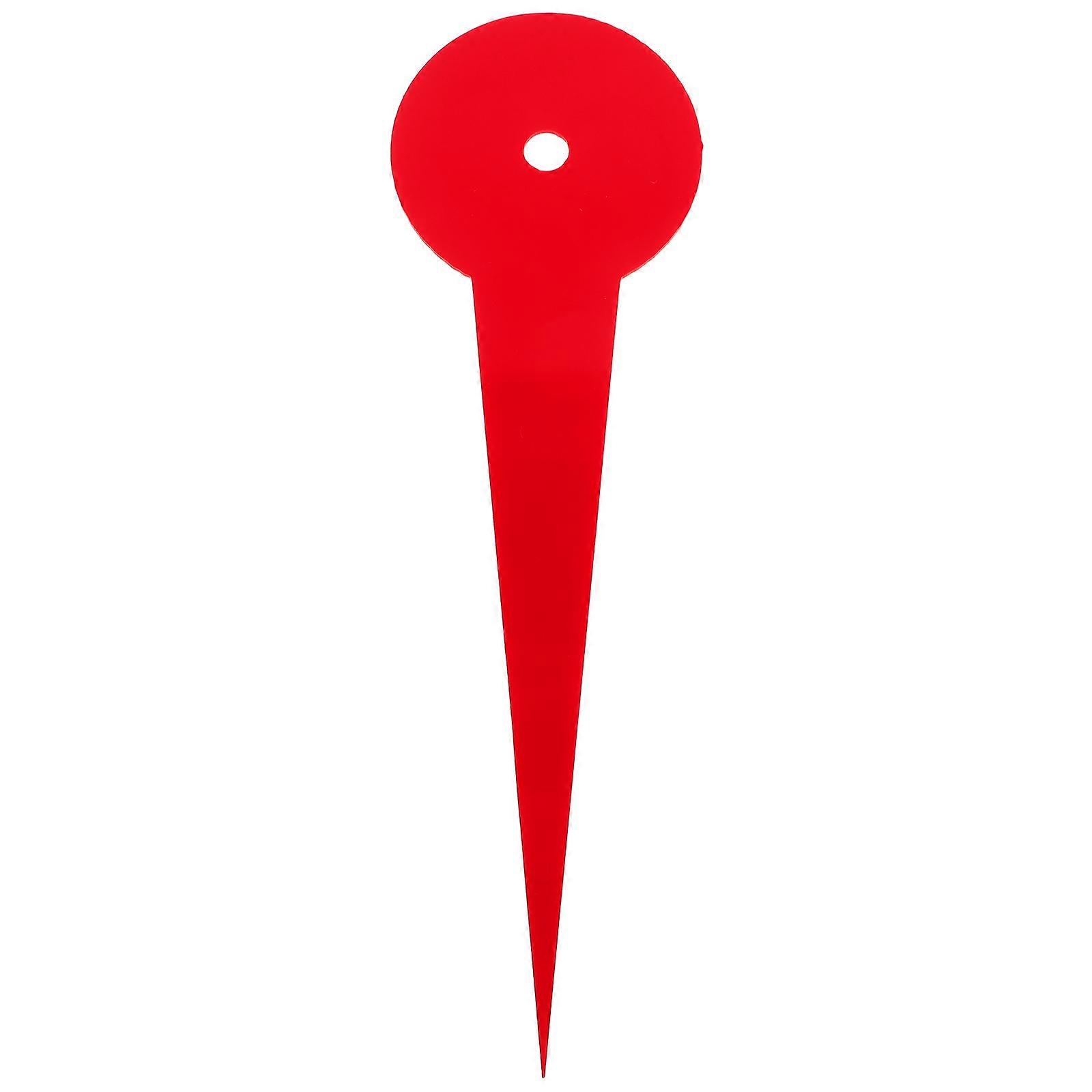 Math Plastic Rotating Arrows for Board Games Accessories Red Arrow-Shaped Elegant Design 26.00X8.00X0.20CM Indication 1Pcs