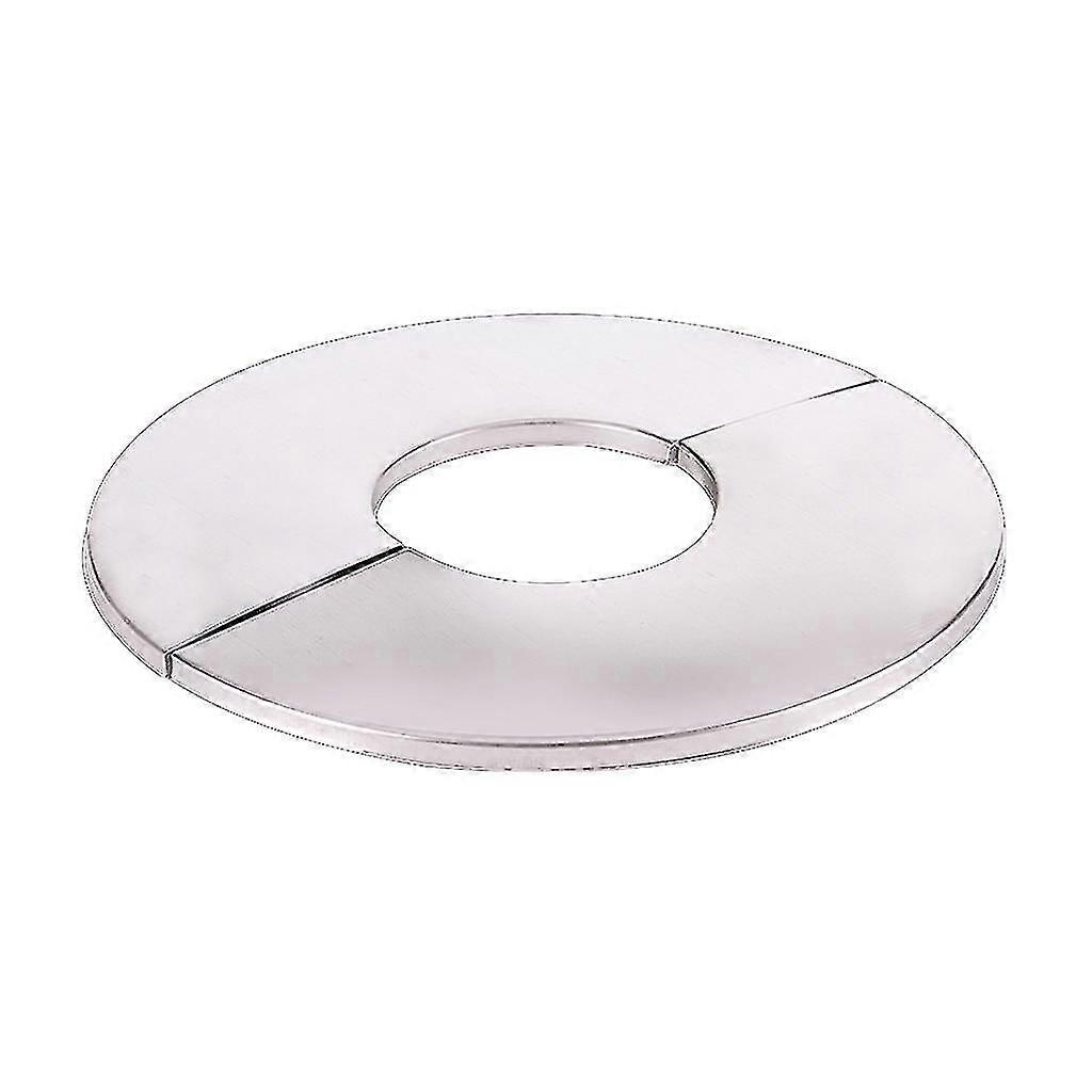 Rustfrit stål krom brusevæg dækplade Split flange Escutcheon monteringstrim