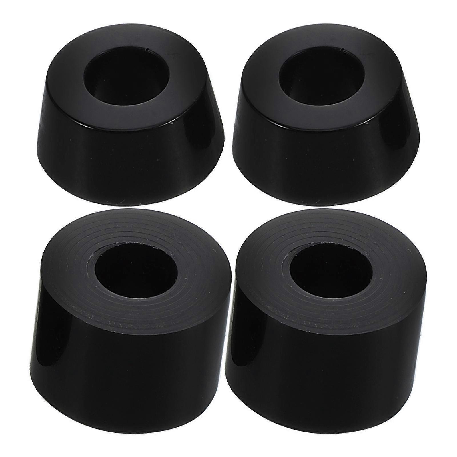 Bushings Skateboard Pads For Skateboarding Wear-Resistant Black 2.10X2.10X1.50CM 4Pcs
