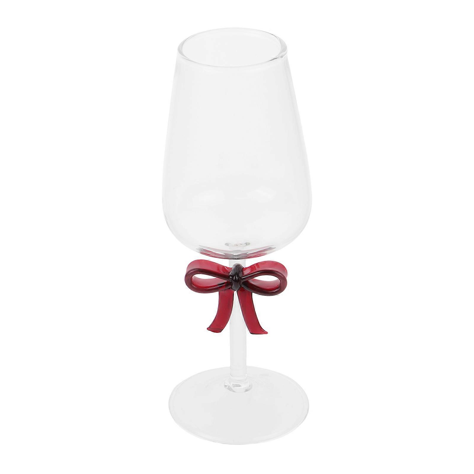 Glass Goblet Bowkont Wine Drinking Cup Cocktail Drinking Home Use 300ml 1Pack