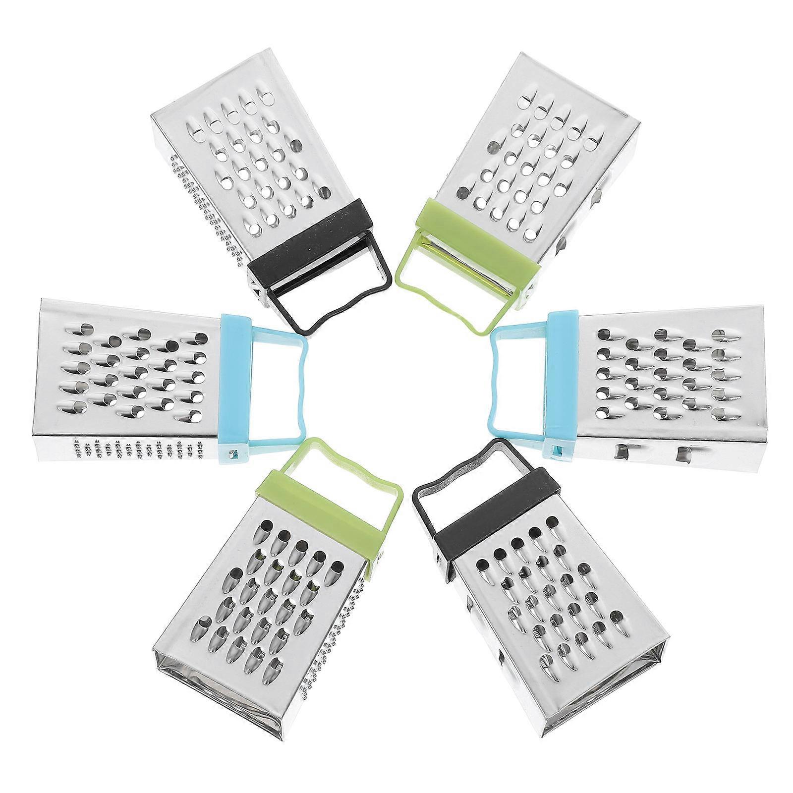 Grating Shredding Slicing Dishwasher Safe Small Box Assorted Color 6Pcs