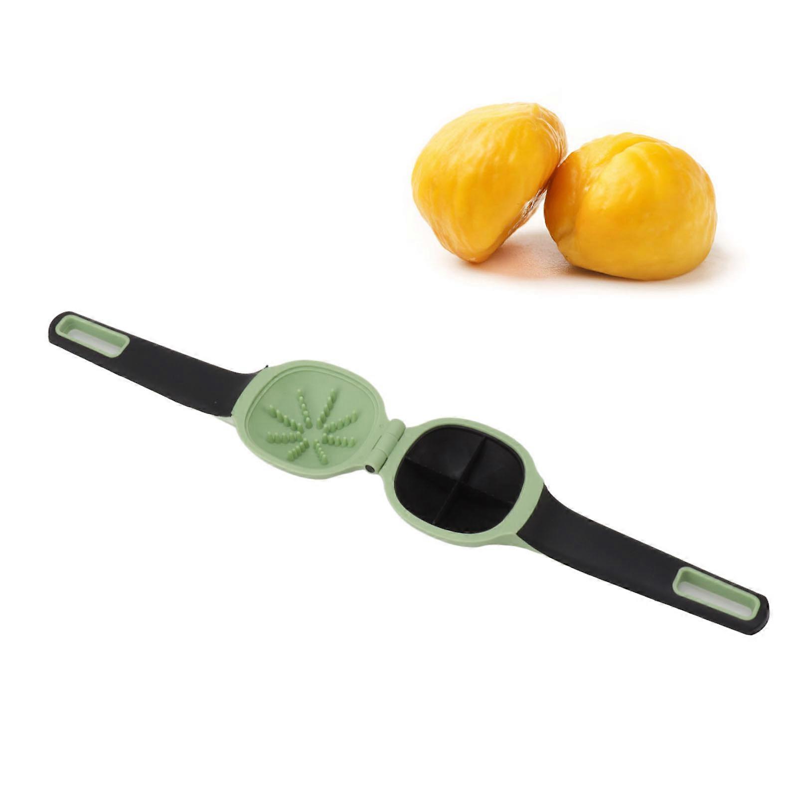 Chestnut Opener Chestnut Opening Cross Pliers Tool Nuts Opening Tool for Chestnuts Hazelnuts Walnuts Green