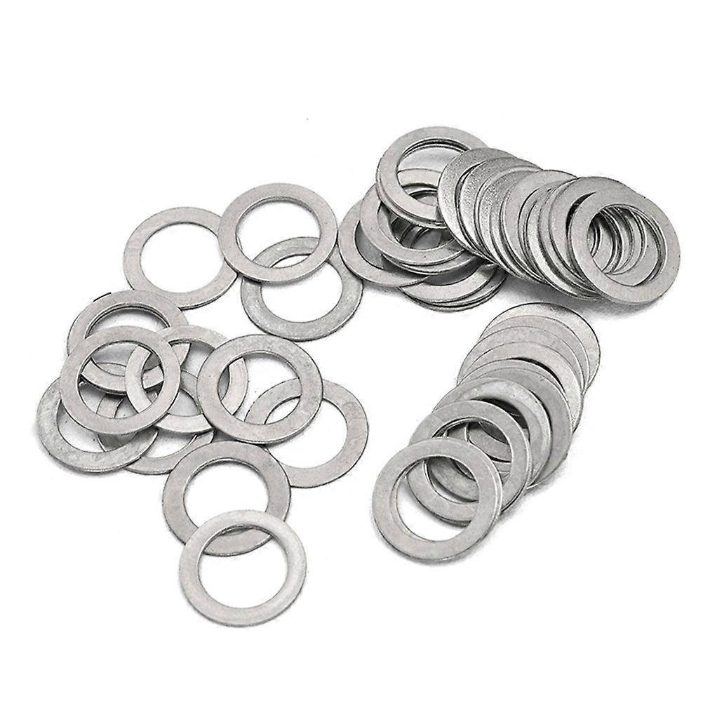 Stainless Steel Washers Jack Socket Nuts Replacement Parts For Musical Instruments Silver 50Pcs