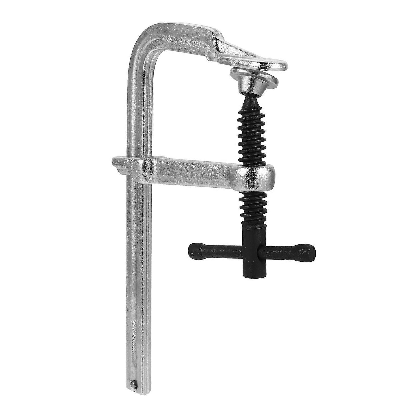 Fast Clip F-Shaped Woodworking Clamp Set of 10 in Chromium Vanadium Alloy Steel for Carpentry