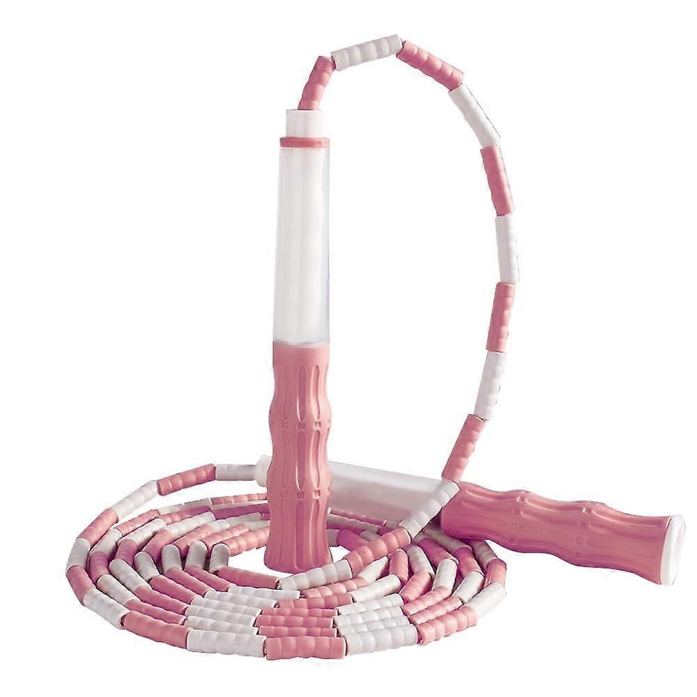 Segmented Jump Rope with Soft Beads, Fitness Skipping Rope for Weight Loss, Adjustable Size for Kids, Men and Women