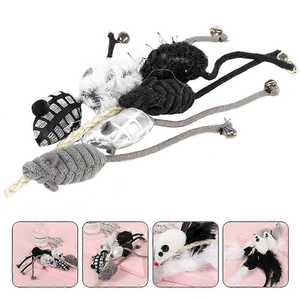 Toys For Cat Mouse Teasing Cat Playing Props Pet Entertainment 23x7cm Nettle Stimulates Natural Instincts 1Set