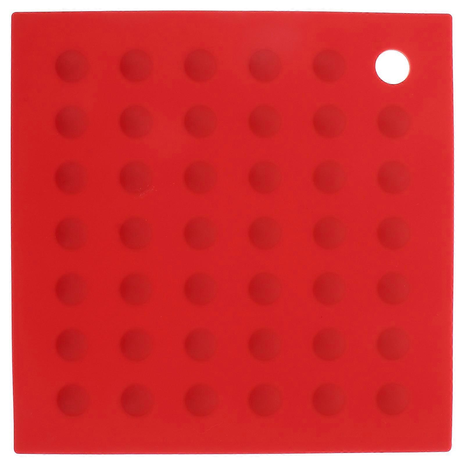 Silicone Trivet Mat Heat Resistant Non Slip Kitchen Counter Protector Lightweight Easy to Clean for Pans Picnics Barbecues