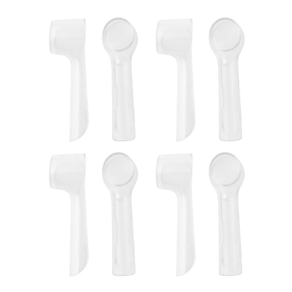 Portable Toothbrush Case Electric Toothbrush Head Cover Simple Design Rectangular For Adults Daily Use 7x2.5cm 18Pcs