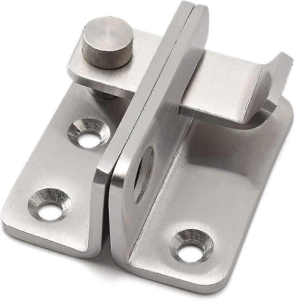 Sikkerhedsdørlås i rustfrit stål med hængelåshul til skydedøre og skabe