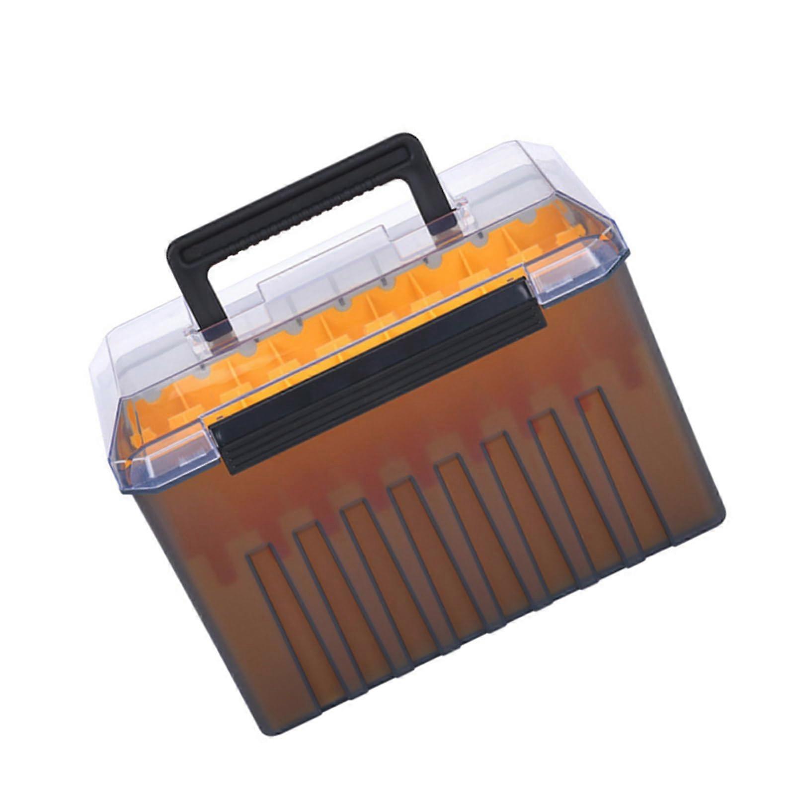 Shrimp Bait Box Wooden Portable Waterproof Tackle Organizer Simple Model B