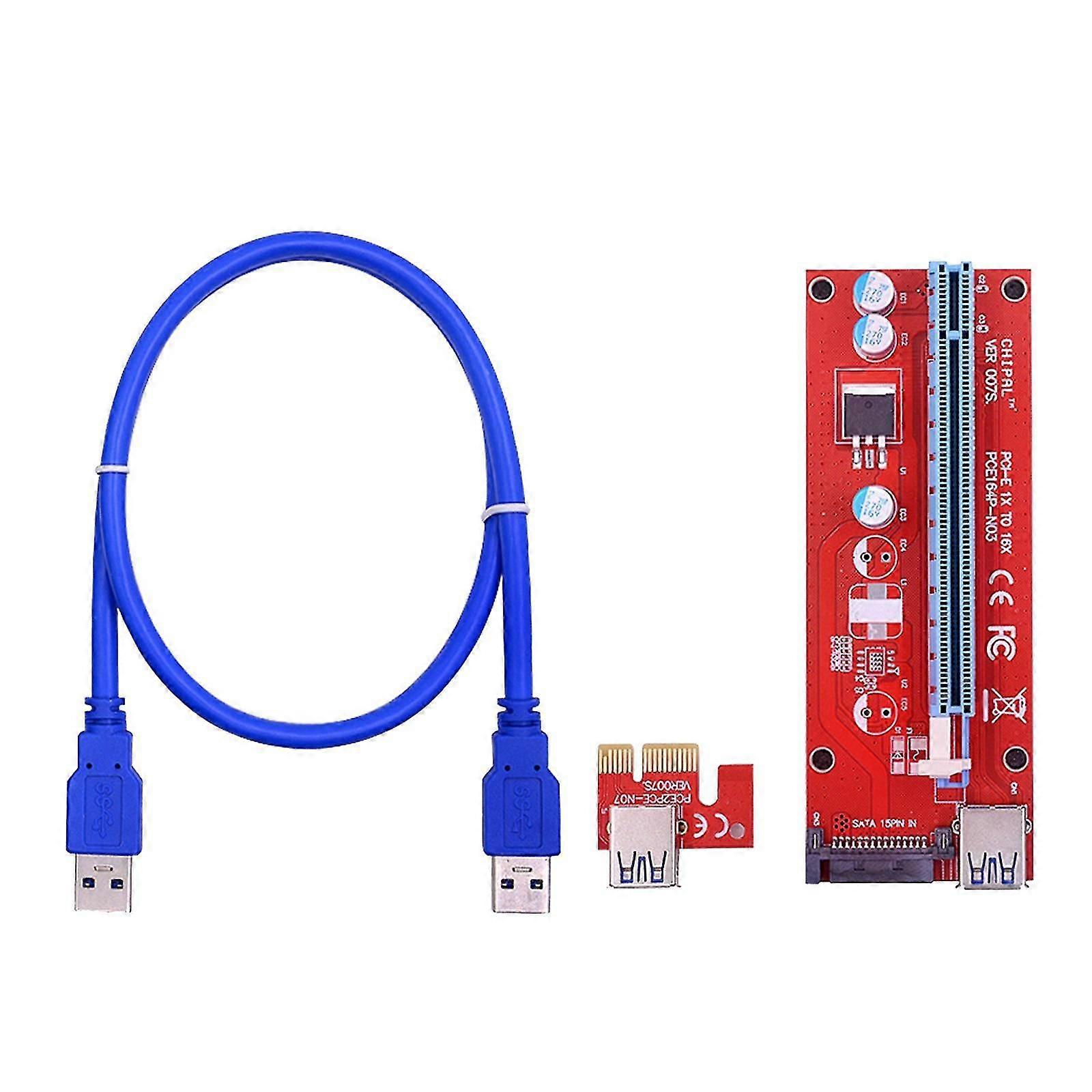 VER007 PCI-E GPU Riser Card 007S PCI Express Adapter for Bitcoin-Litecoin