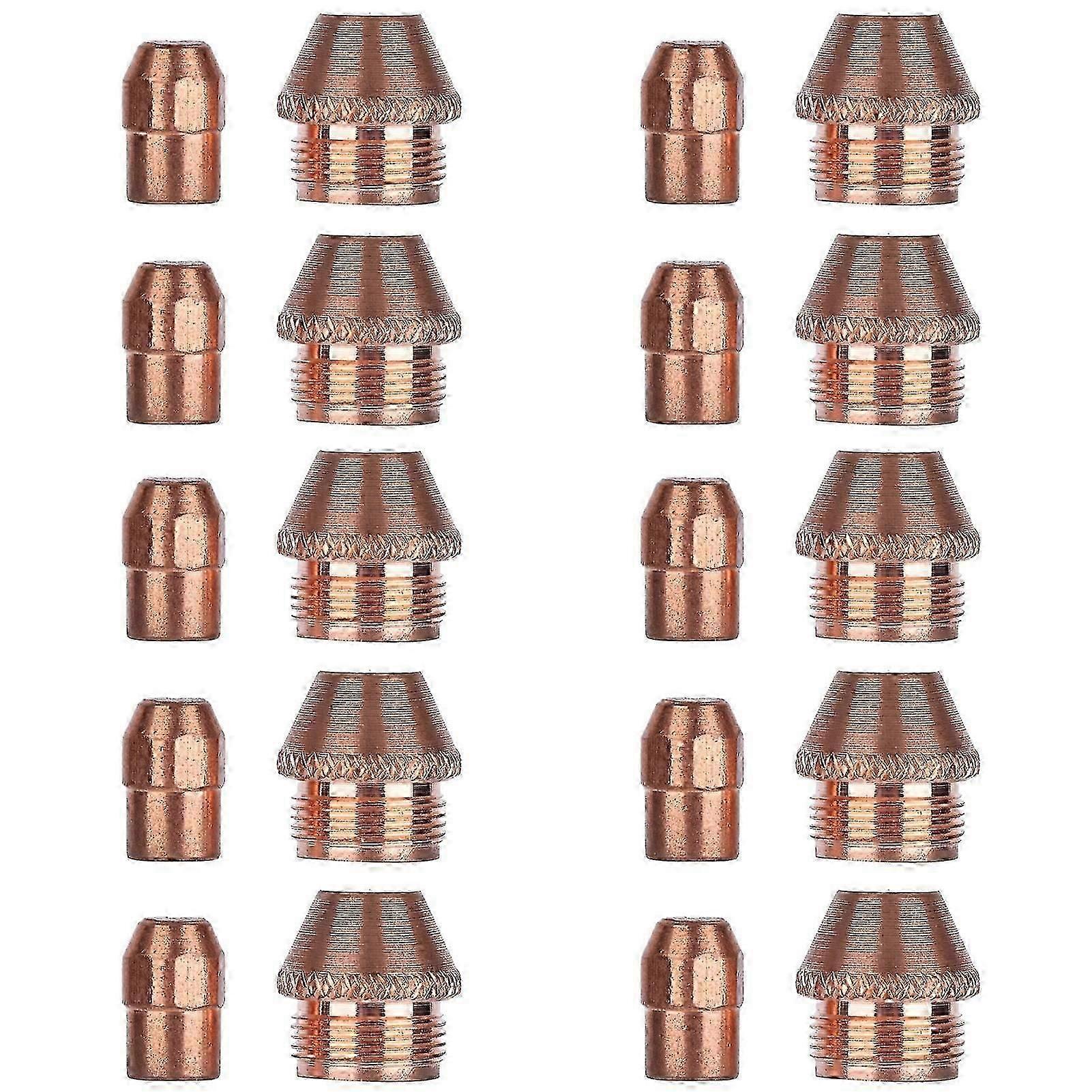 10 Set Plasma Cutter Consumables Electrode Tip Kit Nozzle Torch Accessories TZ-100