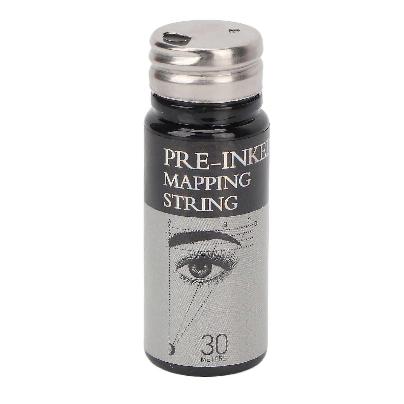 2025 Latest Model Inked Brow Mapping String Ink Leakage Proof Pre Inked Eyebro...