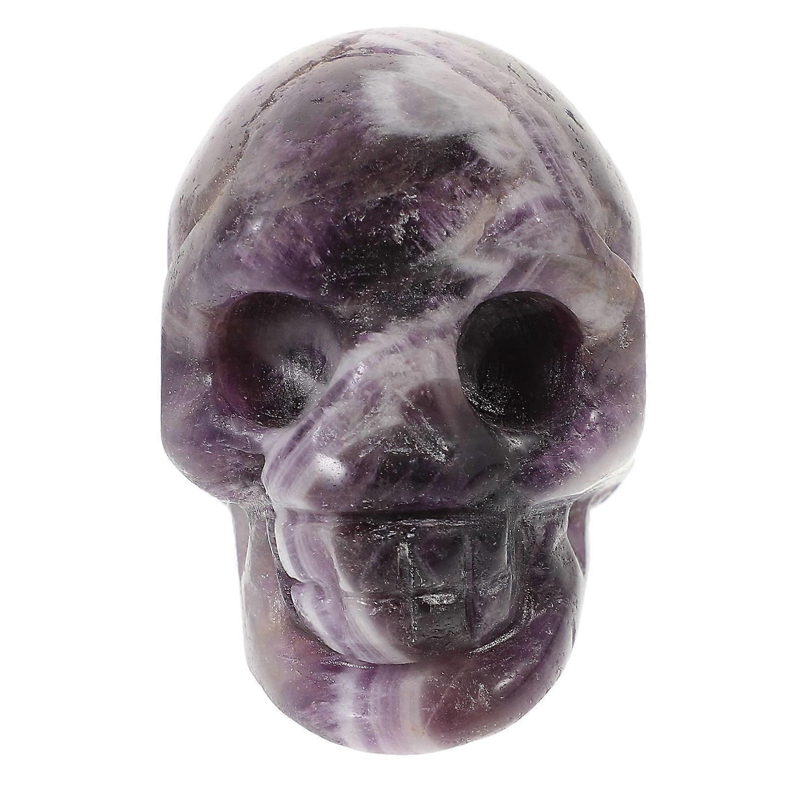 Decorative Skull Crystal Halloween Skeleton Head Mini Skull Model Escape Room Games 1Pack