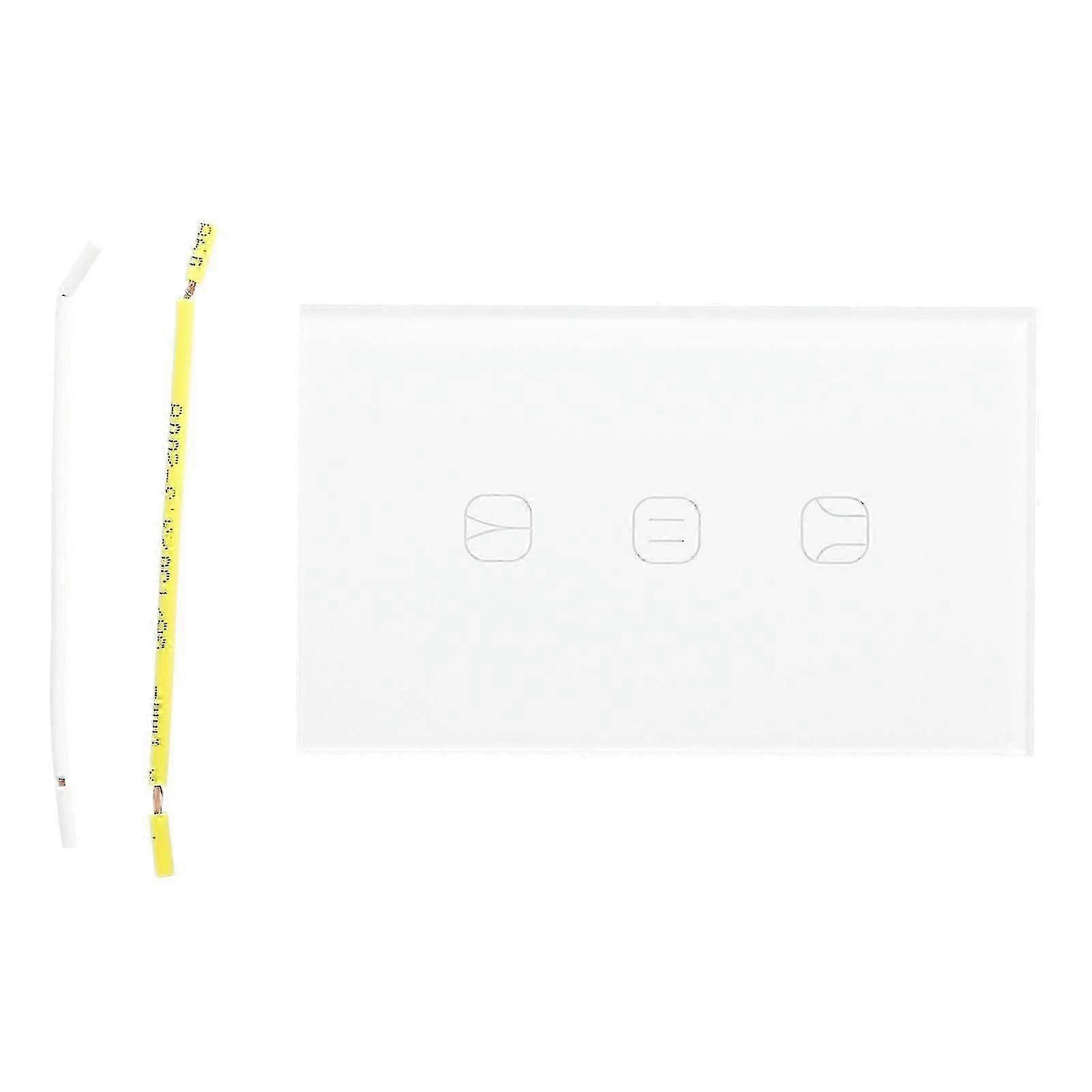 Smart Curtain Switch with Remote Voice Control for Compatible Devices, US Plug AC100-240V