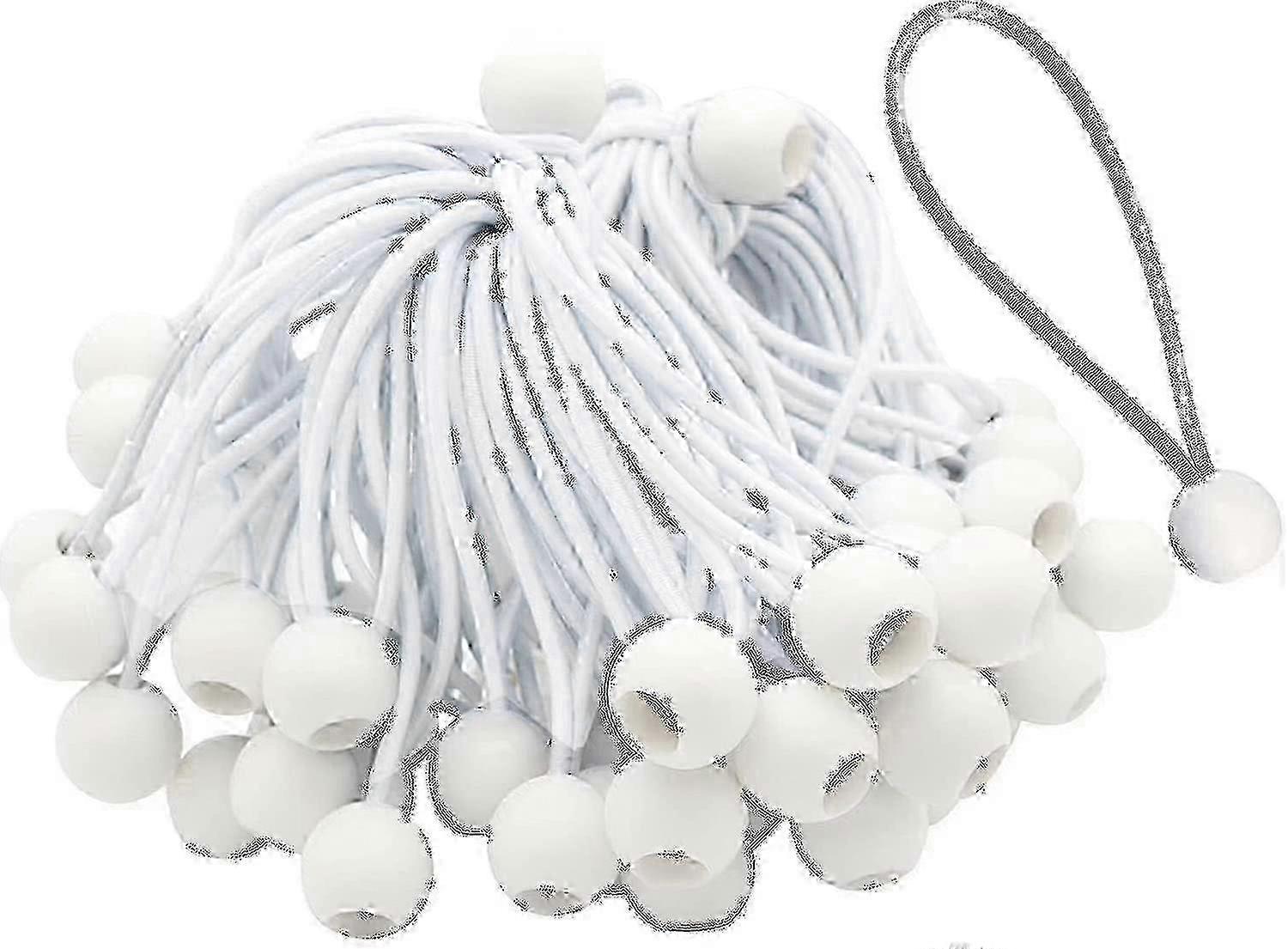 50 Pack Long Buckle Bungee Cords for Use with Tents, Banners, and Tarps